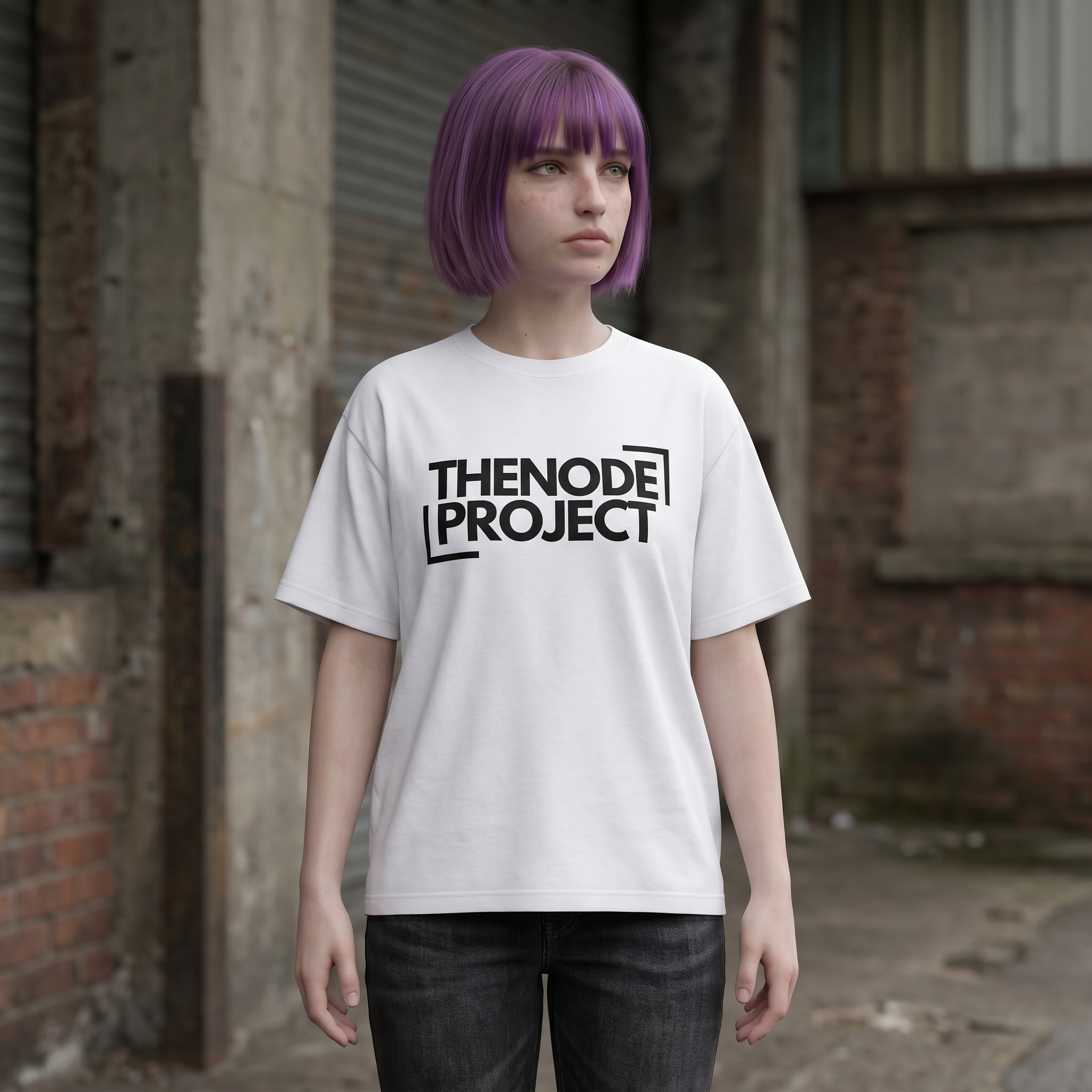 TNP LOGO TEE WHITE