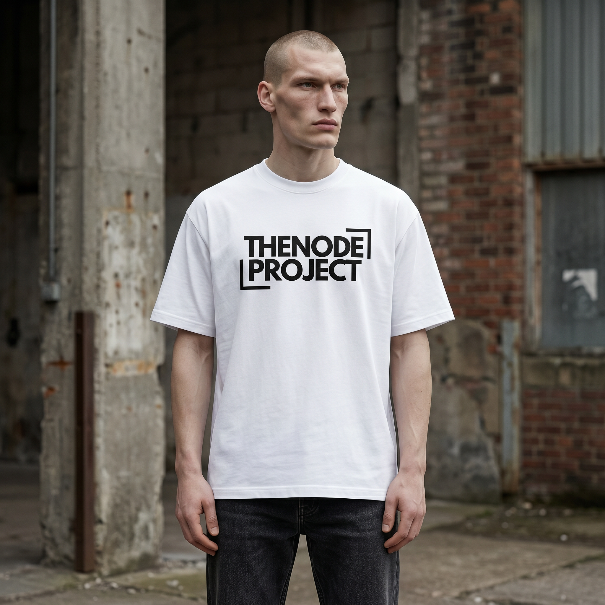 TNP LOGO TEE WHITE